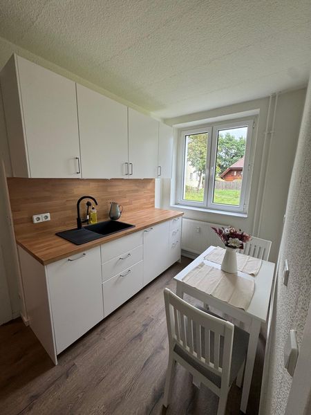 Designer-möblierte 2-Zimmer-Wohnung in Köpenick – Hochparterre, bezugsfertig nach moernisierung